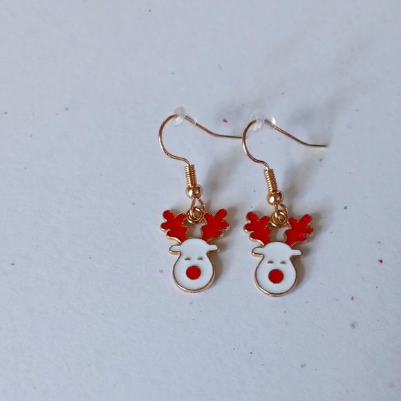 Reindeer Earrings - Picture 1 of 2